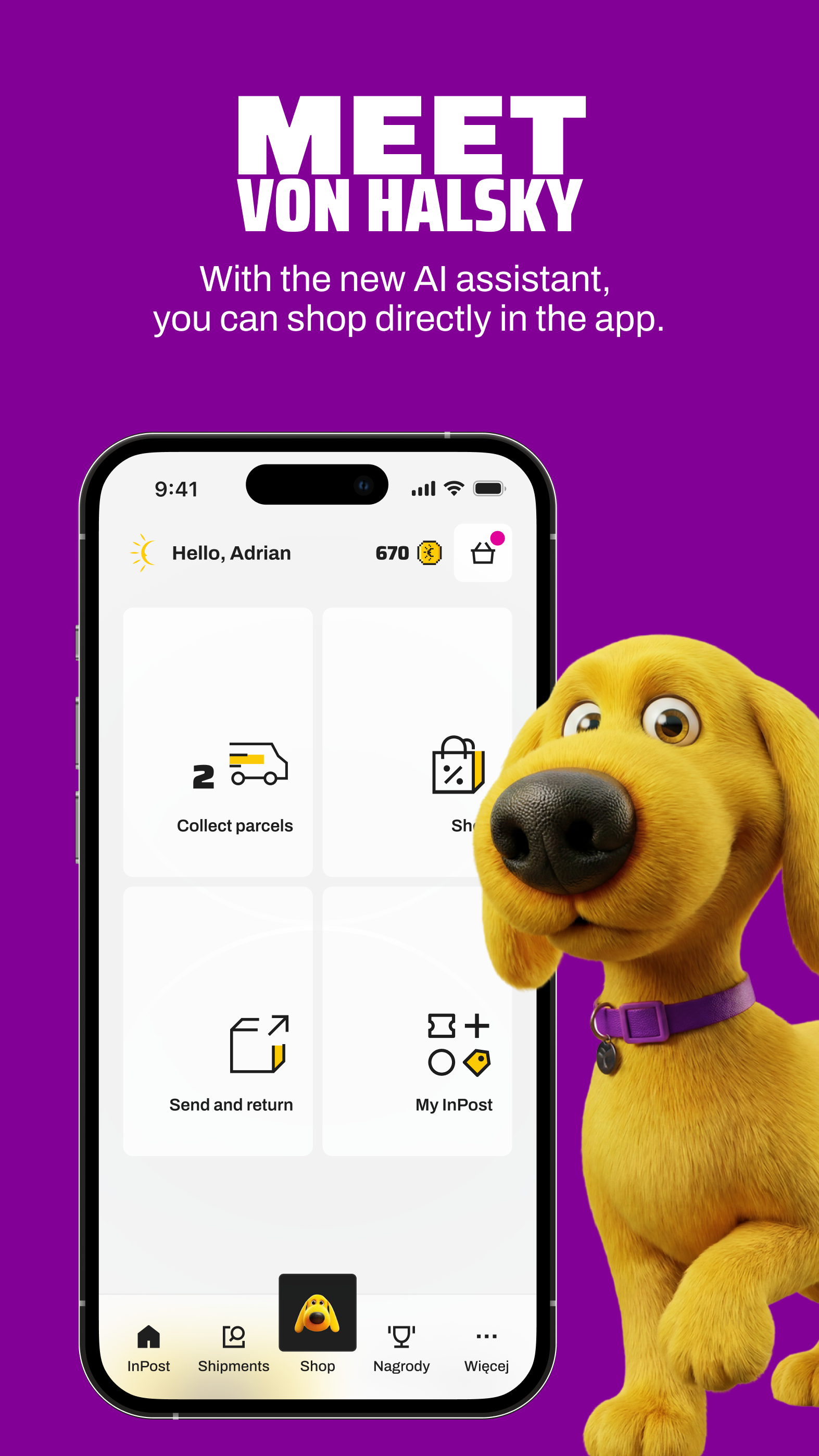 InPost app AI shopping assistant