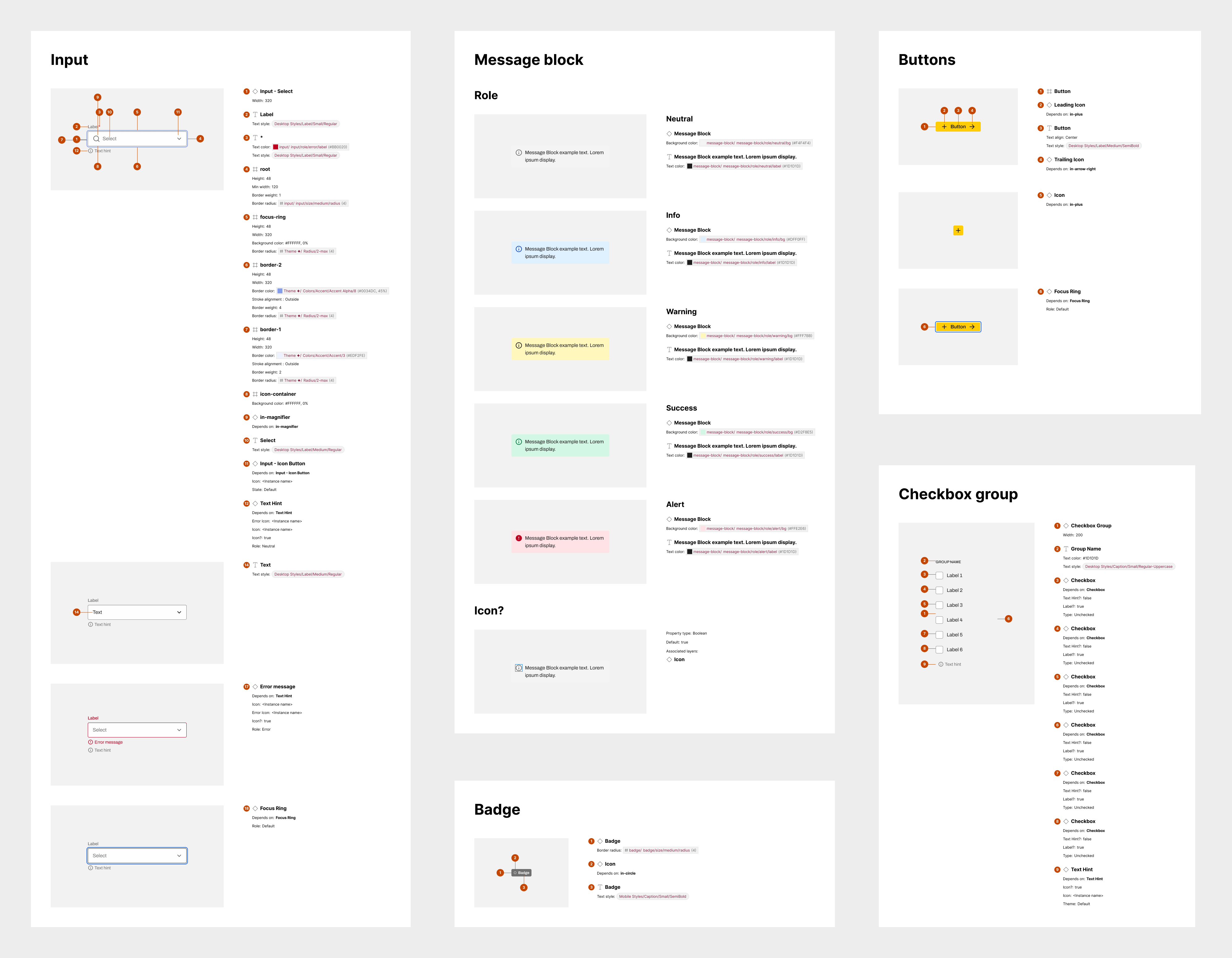 InPost web design system in Figma