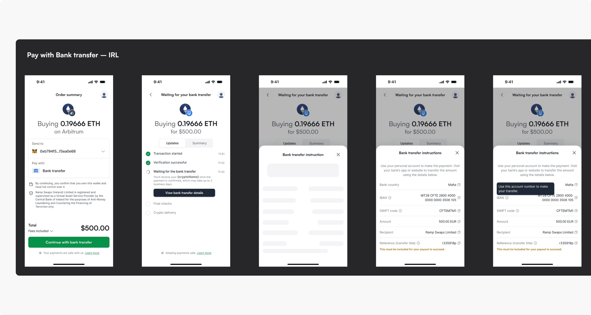 Bank transfer refinement and implementation