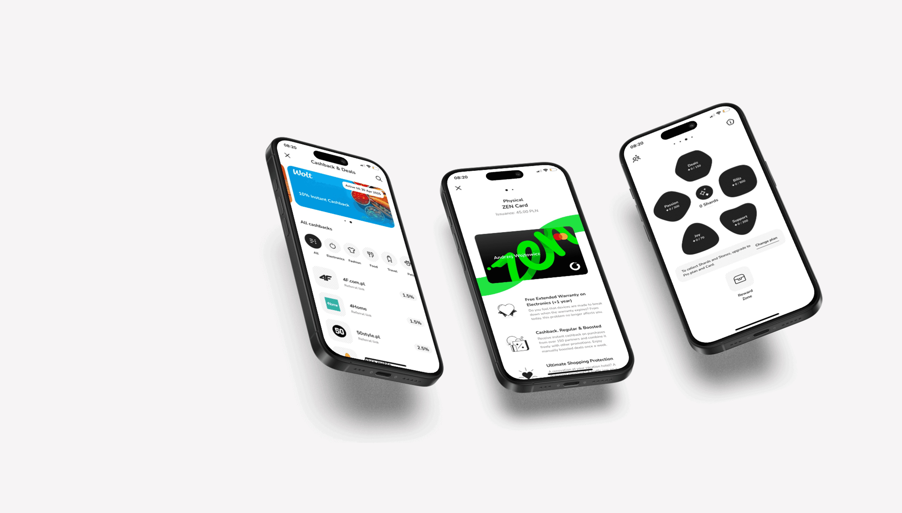 ZEN cashback and card experience